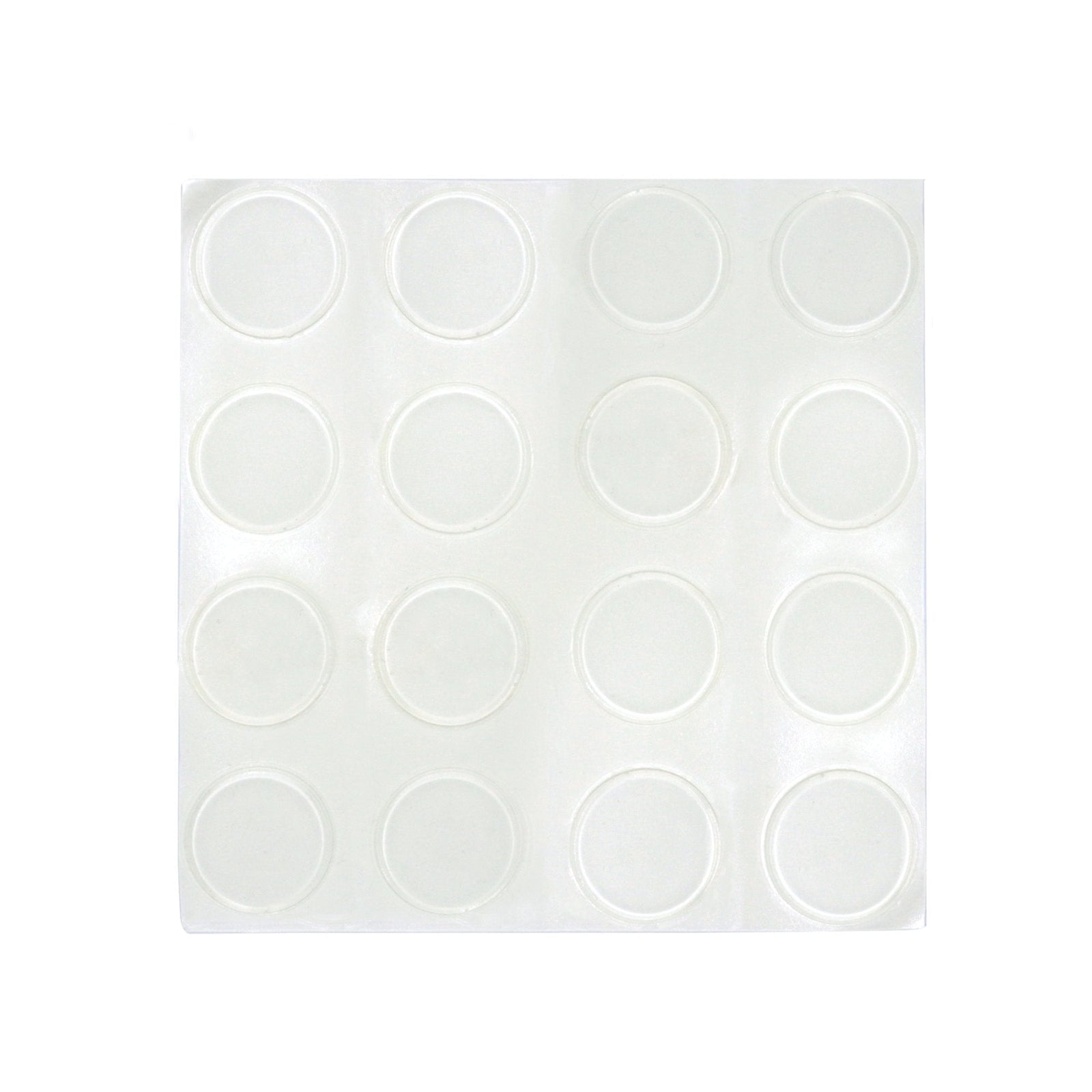 Easy Peel - Off - and - Stick Clear Adhesive Rubber Bumpers for Hanging Pictures - S-BMP-1RND16 - Picture Hang Solutions