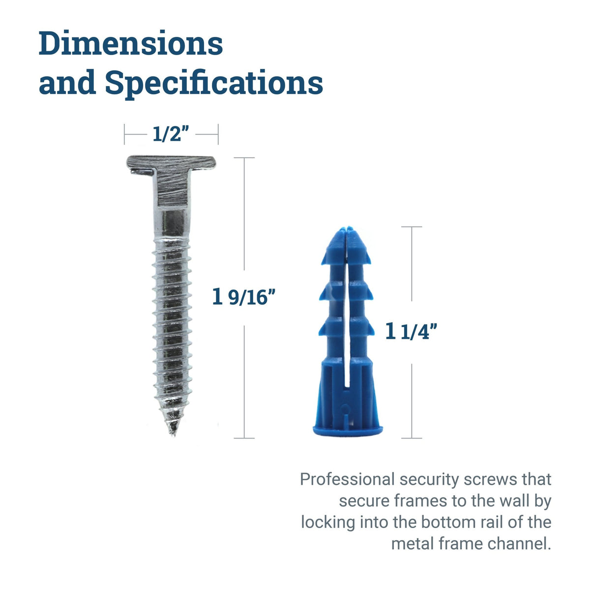 Extra T-Lock Metal Frame - SEC-3X - Picture Hang Solutions