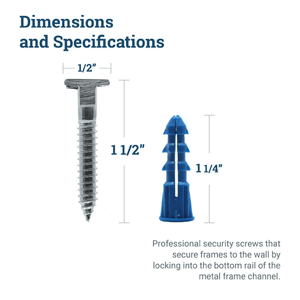 Extra T-Lock Metal Frame - S-SEC-3X - Picture Hang Solutions