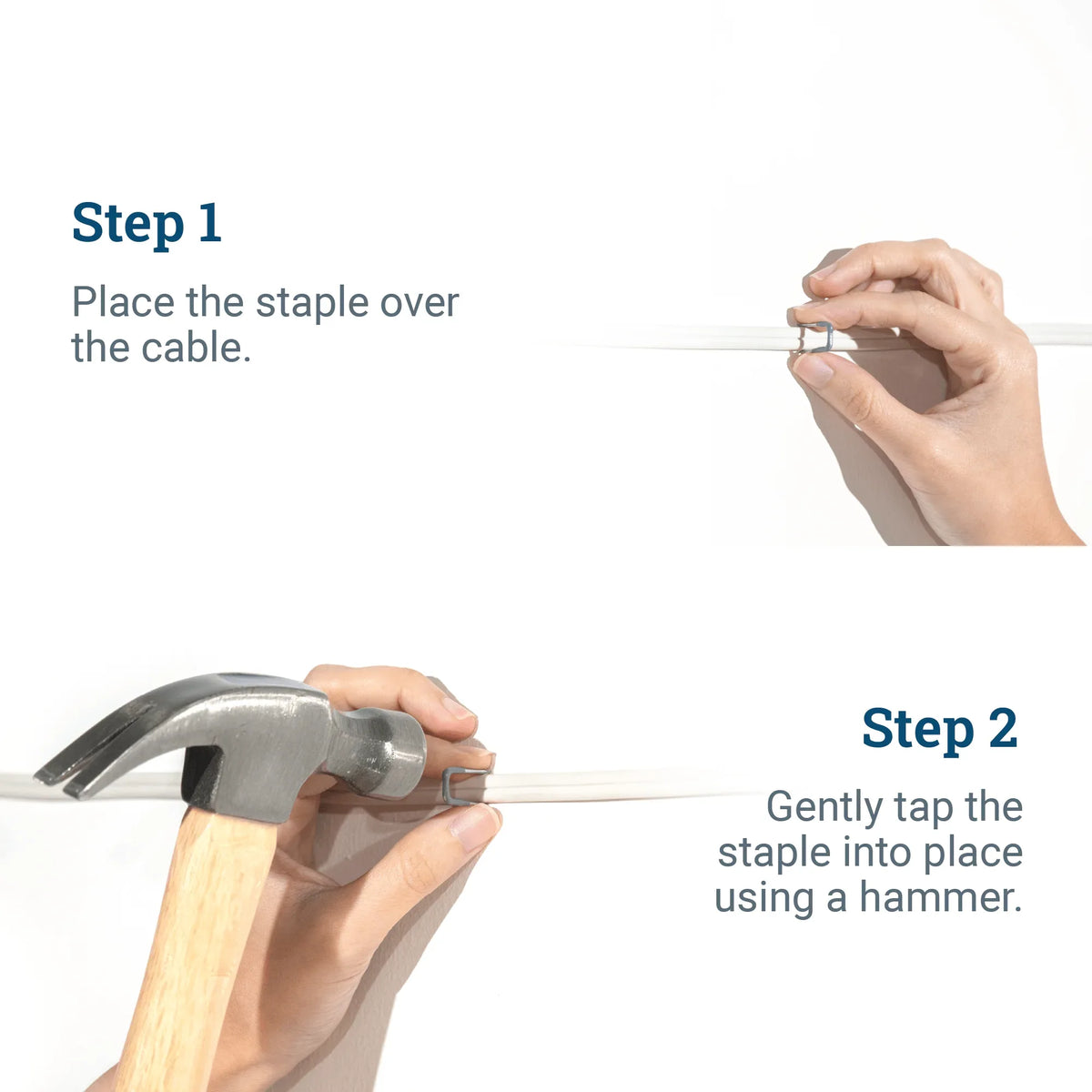 Fiber Insulated Staples - S-HWR-INSTPC - Picture Hang Solutions