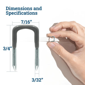 Fiber Insulated Staples - S-HWR-INSTPC - Picture Hang Solutions