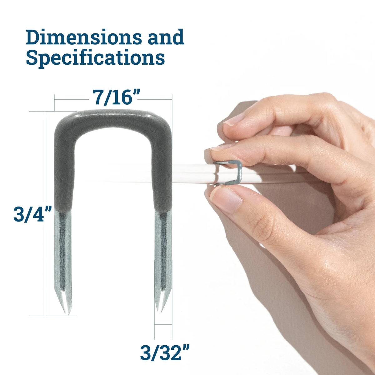 Fiber Insulated Staples - S-HWR-INSTPC - Picture Hang Solutions