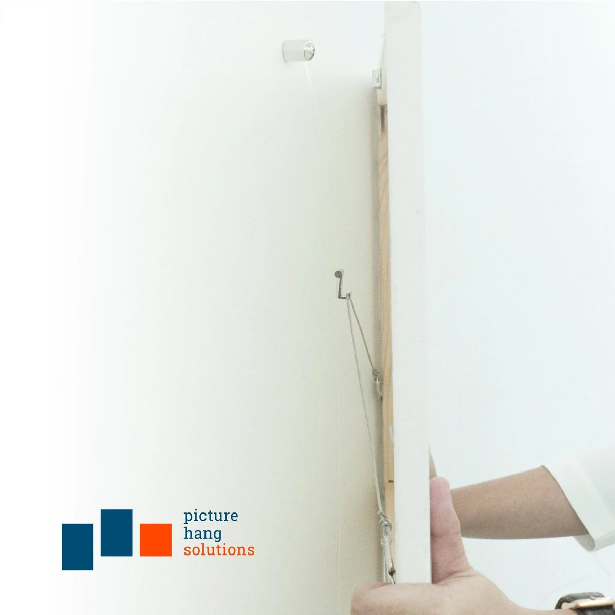 Flat Hook - Side Screw - S-GSH-SQ - Picture Hang Solutions