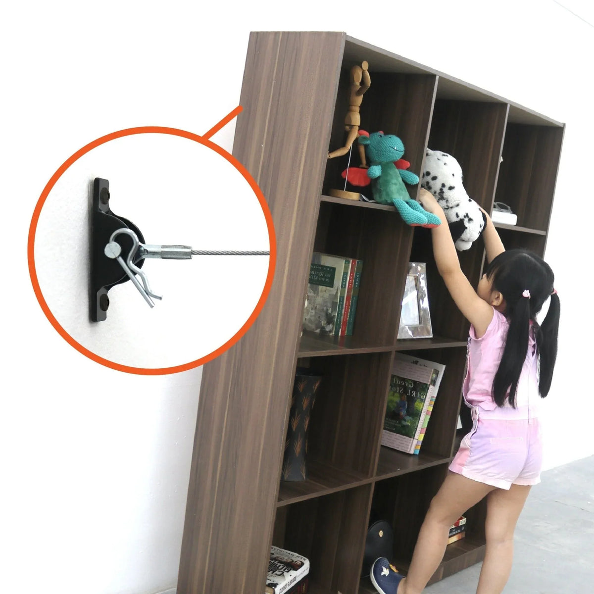 metal shelving anti tip kit installation