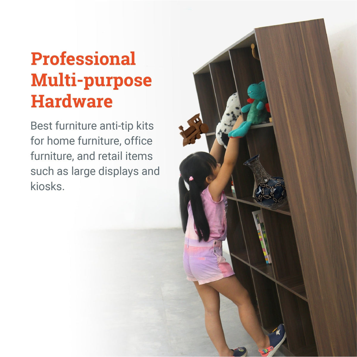 Furniture Anti-Tip Kit - HWR-ANTITIP - Picture Hang Solutions