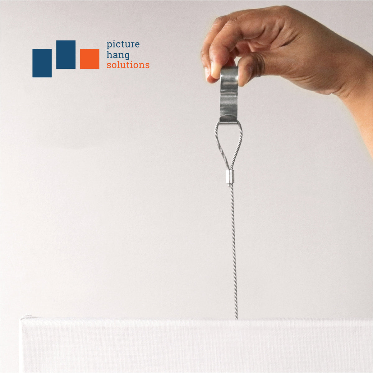 Gallery Kit with Silver Picture Rail Hooks