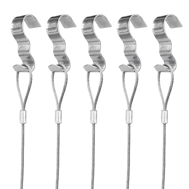 Gallery Kit with Silver Picture Rail Hooks