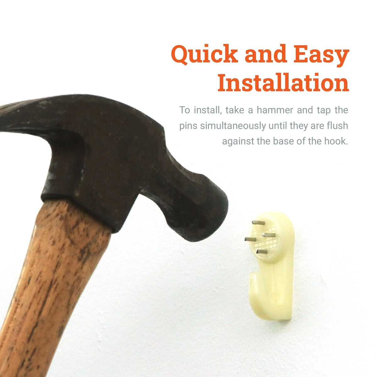 Hardwall Plastic Hook Large - S-HWR-208X - Picture Hang Solutions