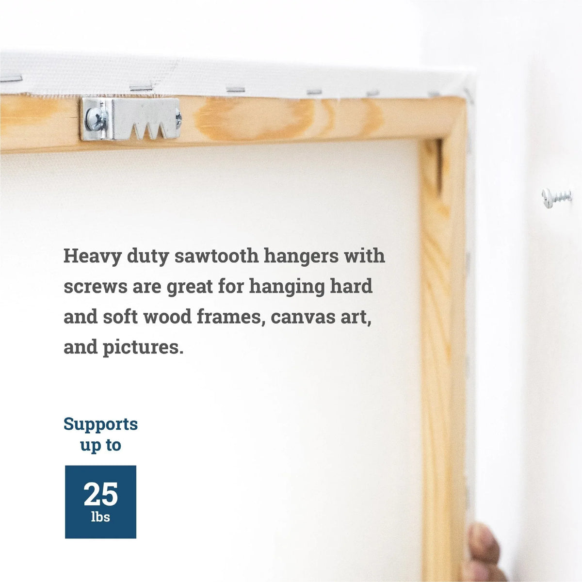 Heavy Duty Sawtooth Hanger - S-ST-HD1X - Picture Hang Solutions