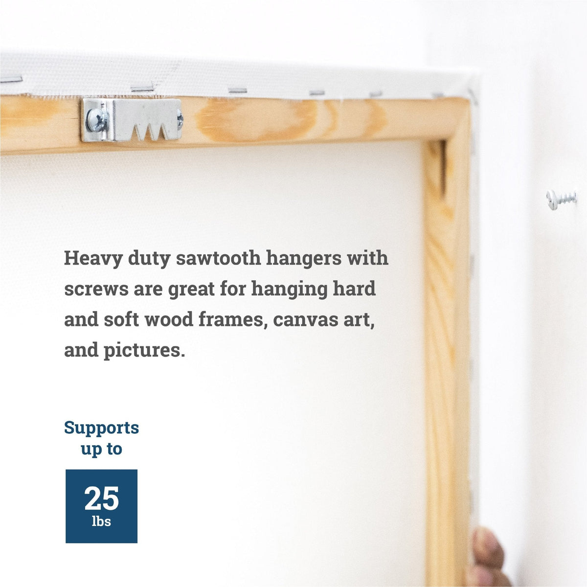 Heavy Duty Sawtooth Hanger - S-ST-HD1X - Picture Hang Solutions