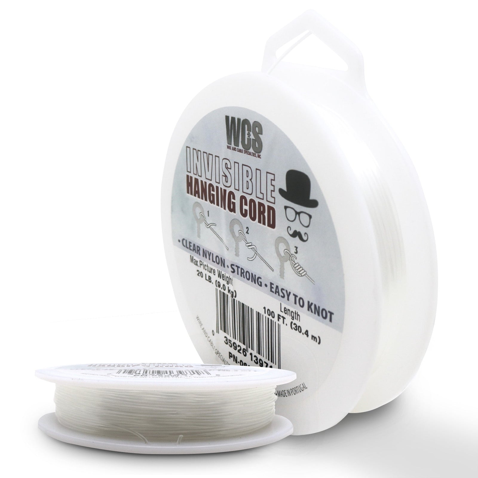 Invisible Nylon Hanging Cord - 100 feet - S-IHC-80 - Picture Hang Solutions