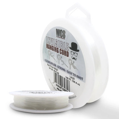 Invisible Nylon Hanging Cord - 100 feet - S-IHC-80 - Picture Hang Solutions