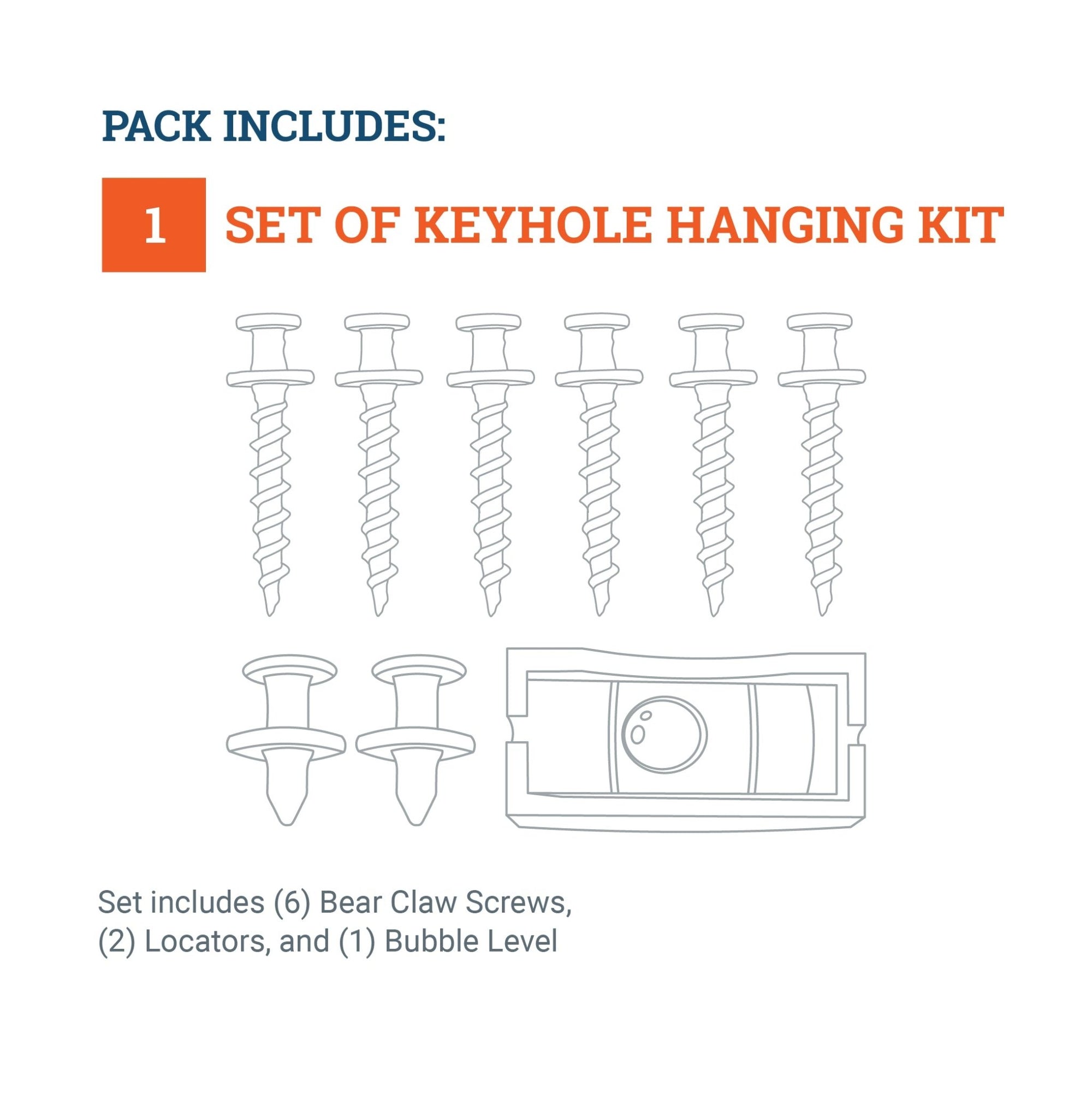 Keyhole Frame Hanging Kit Keyhole Slot Marking Tool Set For Up to