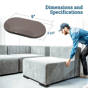 Large Furniture Sliders for Carpet - S-VSLIDERLG2 - Picture Hang Solutions