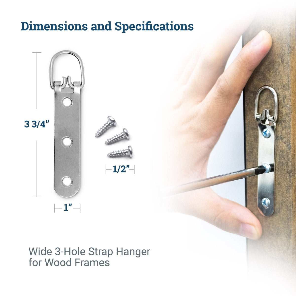 Large Strap Hanger - S-HWR-711X - Picture Hang Solutions