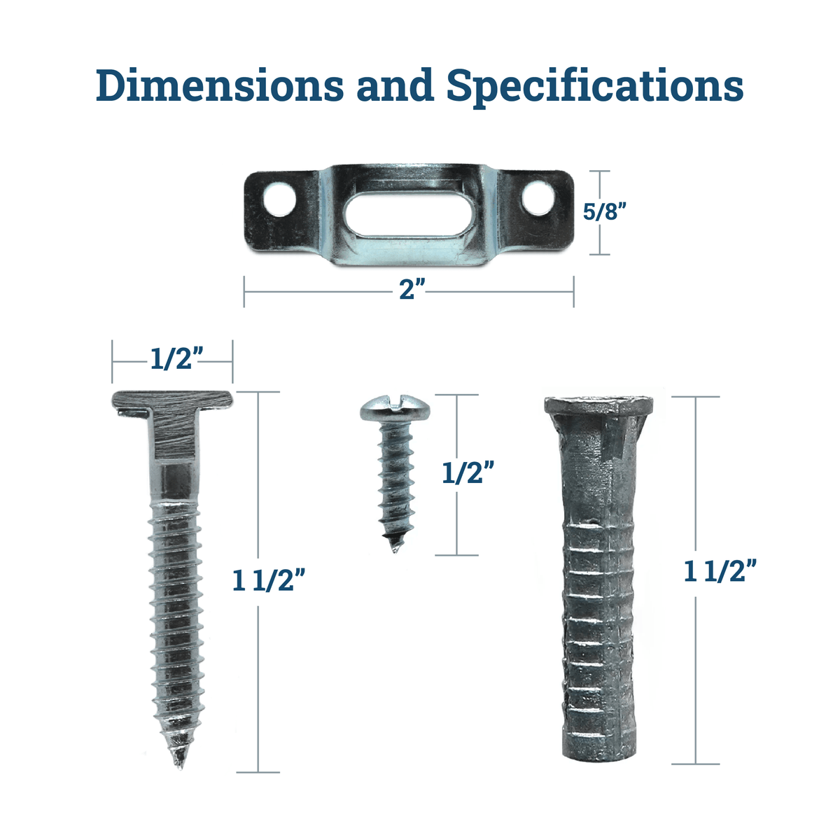 Lead Anchor Extra T-Lock for Brick/Concrete Wall - S-SEC-2XBrick - Picture Hang Solutions