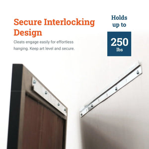 Light Cleat 30 inch - pair - S-HWR-165-30 - Picture Hang Solutions