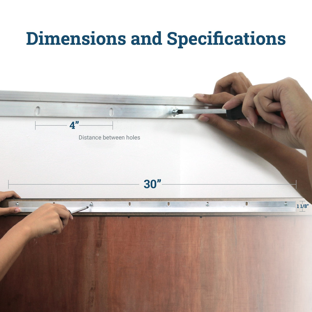 Light Cleat 30 inch - pair - S-HWR-165-30 - Picture Hang Solutions