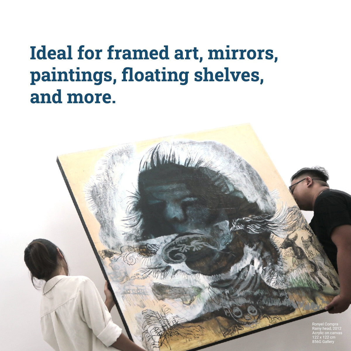 Light Cleat 30 inch - pair - S-HWR-165-30 - Picture Hang Solutions