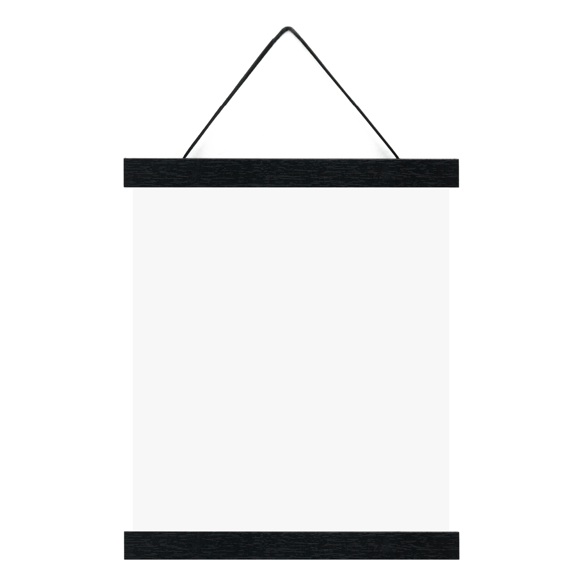 Magnetic Poster Hanger Ebony - S-HWR-MAGPOSTE - Picture Hang Solutions