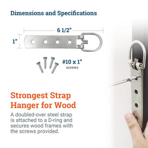 Mega Strap Hanger 200 lb - S-HWR-131 - Picture Hang Solutions