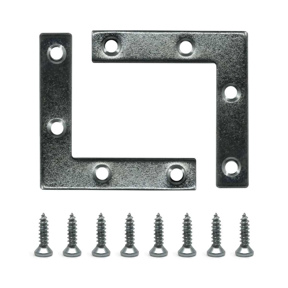 Metal Frame Corners with Screws (2 Brackets with 8 Screws) - S-HWR-FRC - Picture Hang Solutions