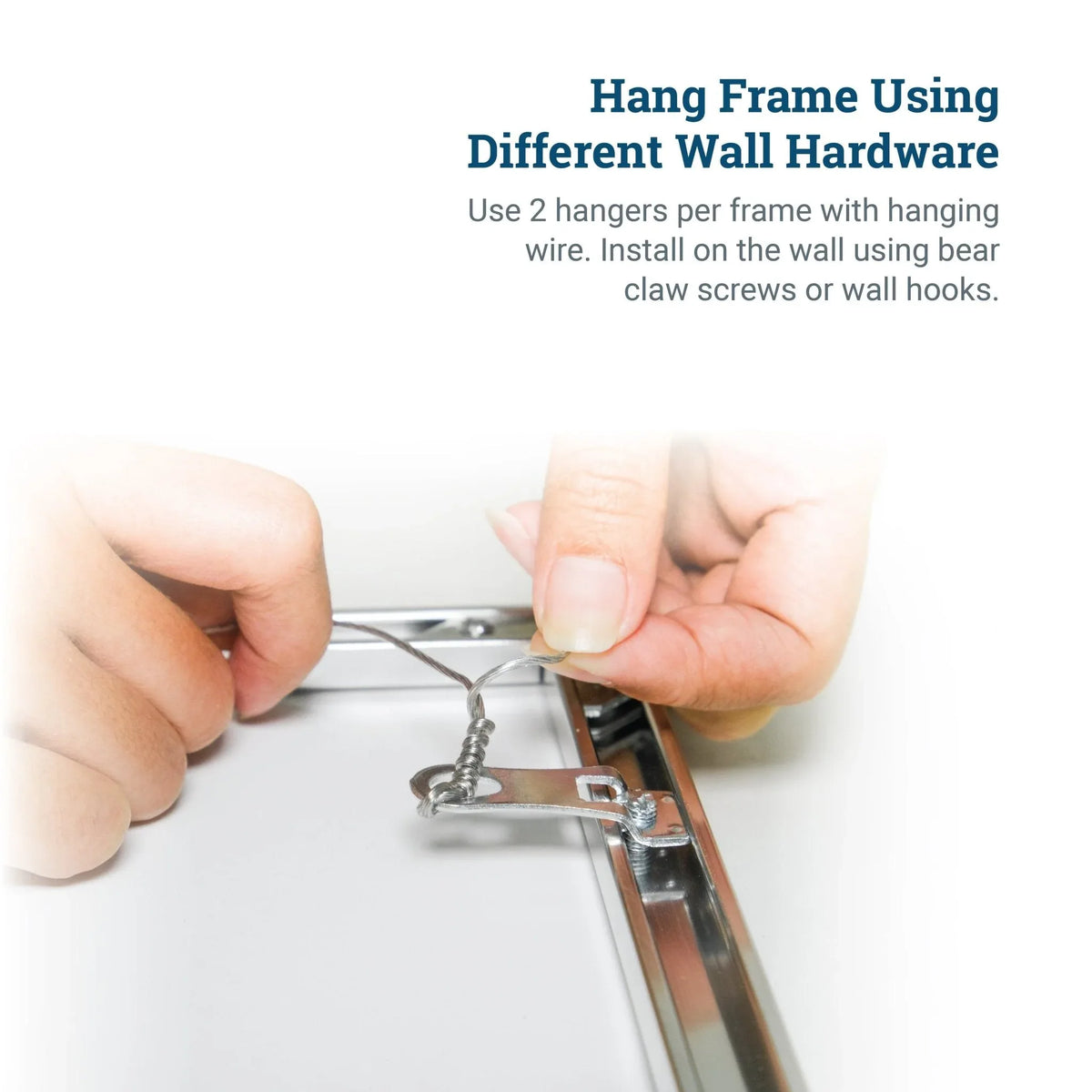 Metal Frame Euro Hanger - S-HWR-448X - Picture Hang Solutions