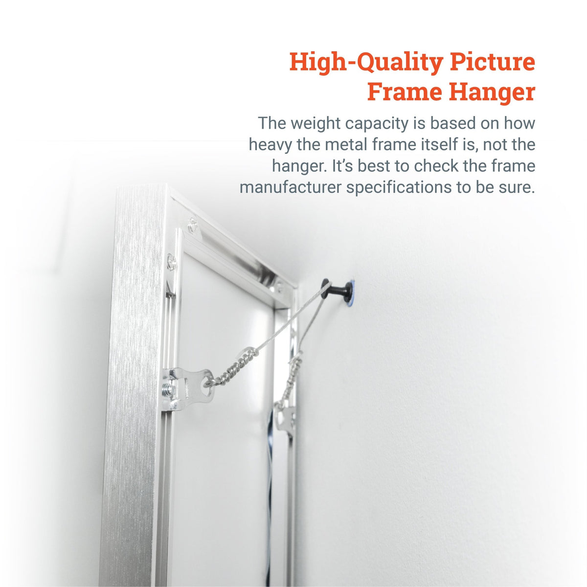 Metal Frame Euro Hanger - HWR-448X - Picture Hang Solutions
