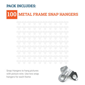 Metal Frame Snap Hanger - S-HWR-05X - Picture Hang Solutions
