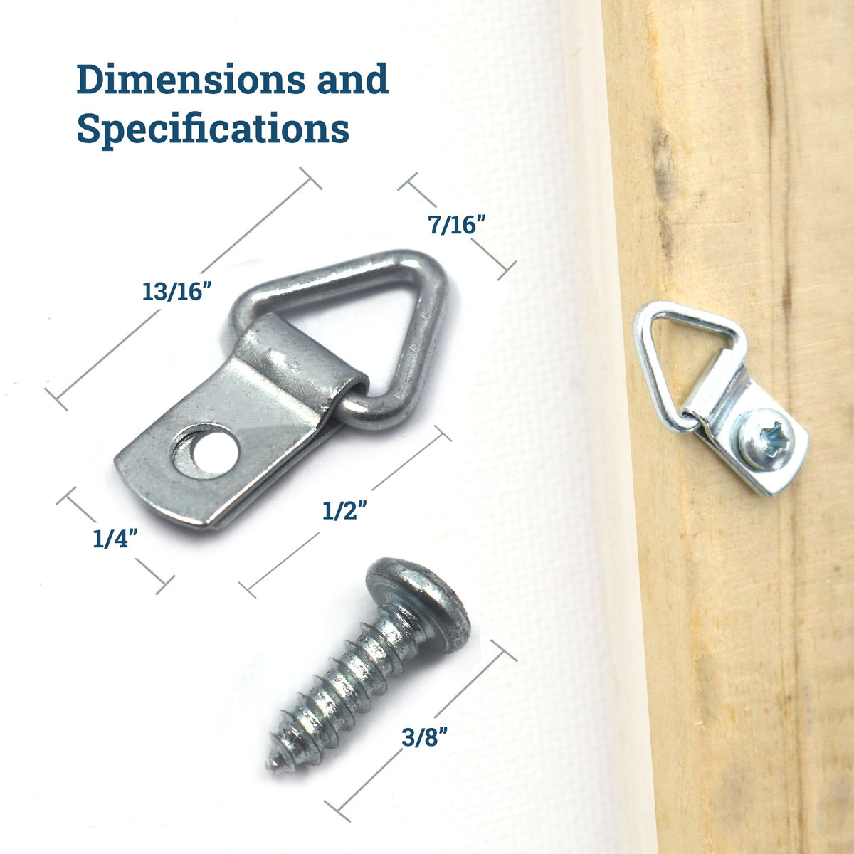 Mini 1-Hole Hanger - HWR-5589X - Picture Hang Solutions