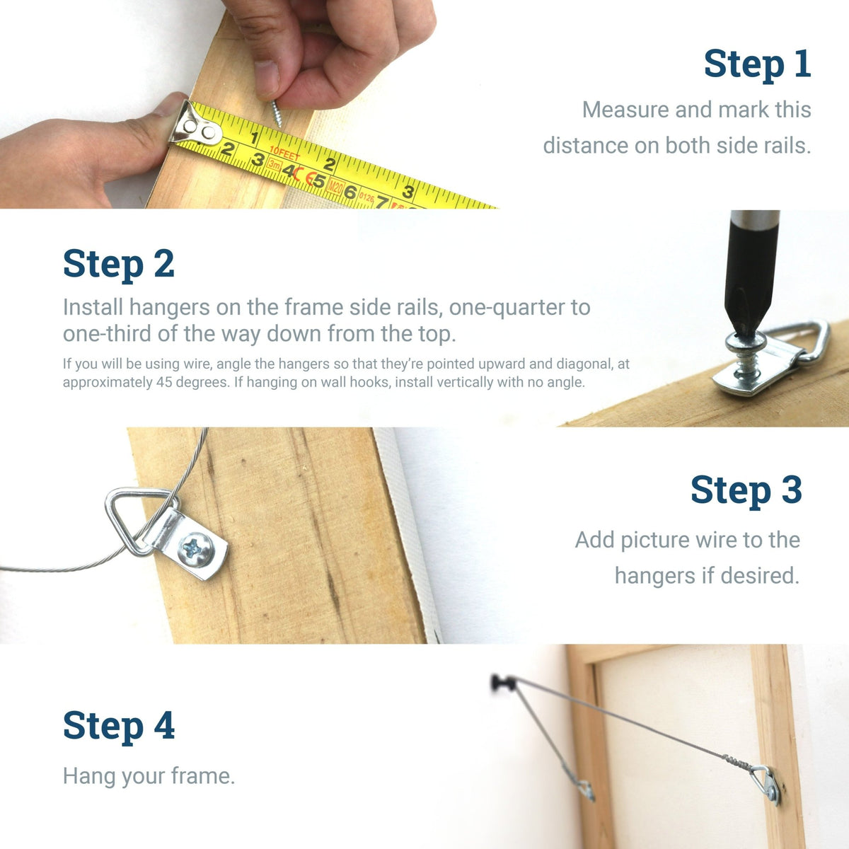 Mini 1-Hole Hanger - HWR-5589X - Picture Hang Solutions