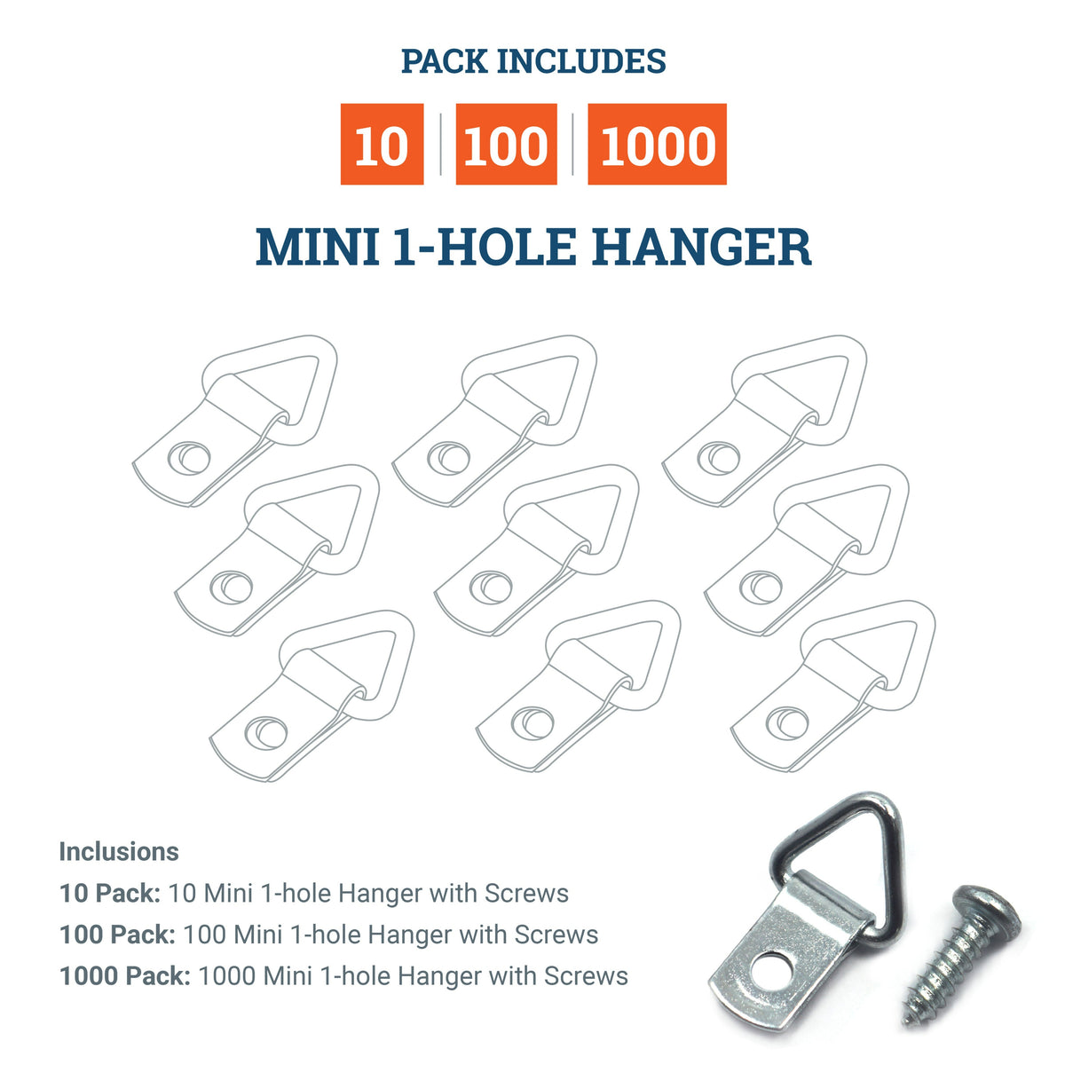 Mini 1-Hole Hanger ***OUT OF STOCK UNTIL JANUARY***
