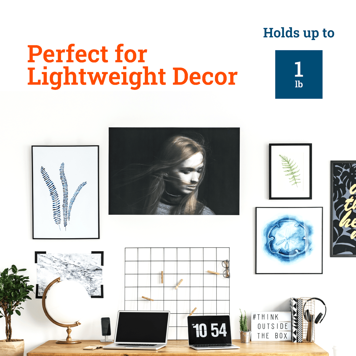 Mini ZigZag Adhesive Picture Hanger - S-HWR-109X - Picture Hang Solutions