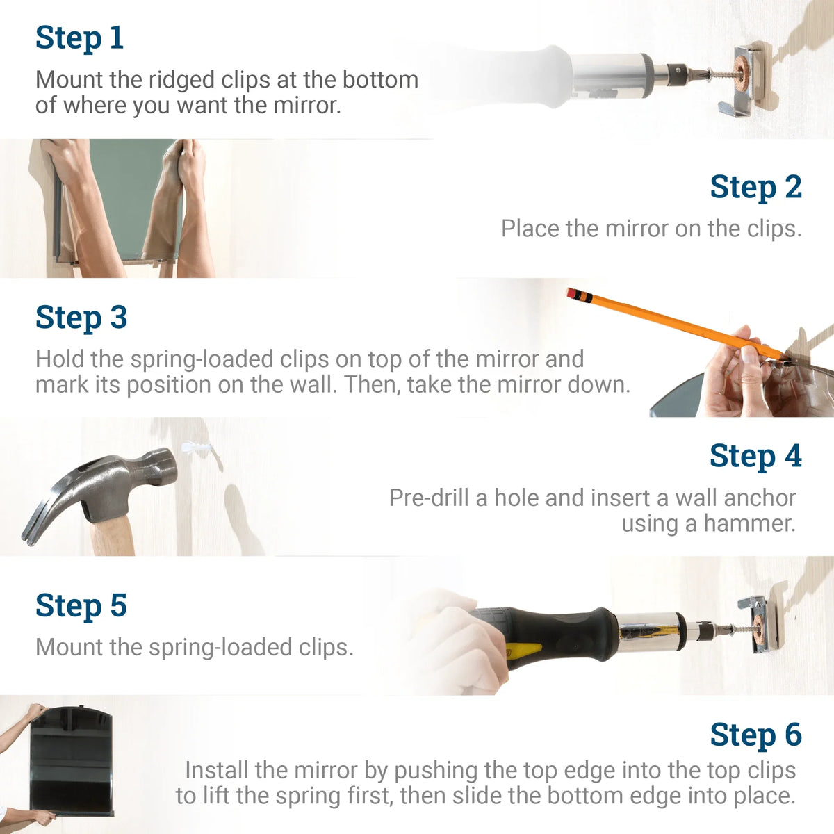 Mirror Mounting Hardware Kit - S-HWR-MIRHNG - Picture Hang Solutions