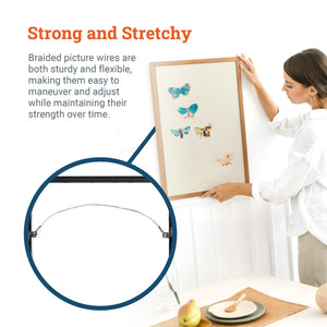 No. 2 Braided Wire (100 - foot spool) - S-WI-BR2ROLL - Picture Hang Solutions