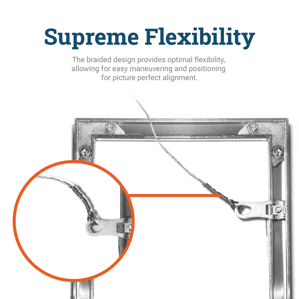 No. 2 Braided Wire - S-HWR-740-2 - Picture Hang Solutions
