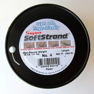 No. 4 Vinyl Coated Stainless Wire 850ft - S-BOX-6401 - Picture Hang Solutions