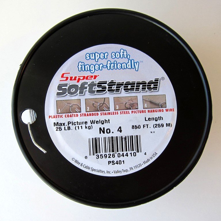 No. 4 Vinyl Coated Stainless Wire 850ft - S-BOX-6401 - Picture Hang Solutions