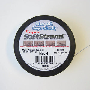 No. 4 Vinyl Coated Stainless Wire Small 145ft - S-WIRE-6403 - Picture Hang Solutions