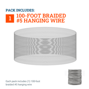 No. 5 Braided Picture Wire 100ft. - S-ROLL740-5 - Picture Hang Solutions