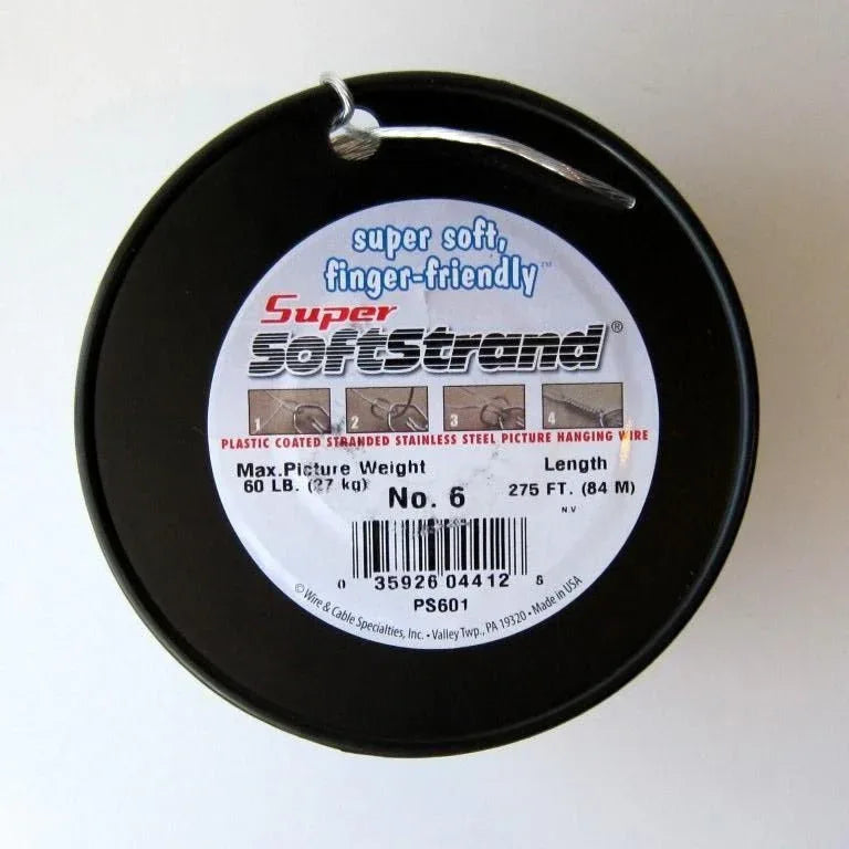 No. 6 Vinyl Coated Stainless Wire 275ft - S-BOX-6601 - Picture Hang Solutions