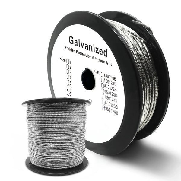 No. 8 Braided Picture Wire - 500 ft | Picture Hang Solutions