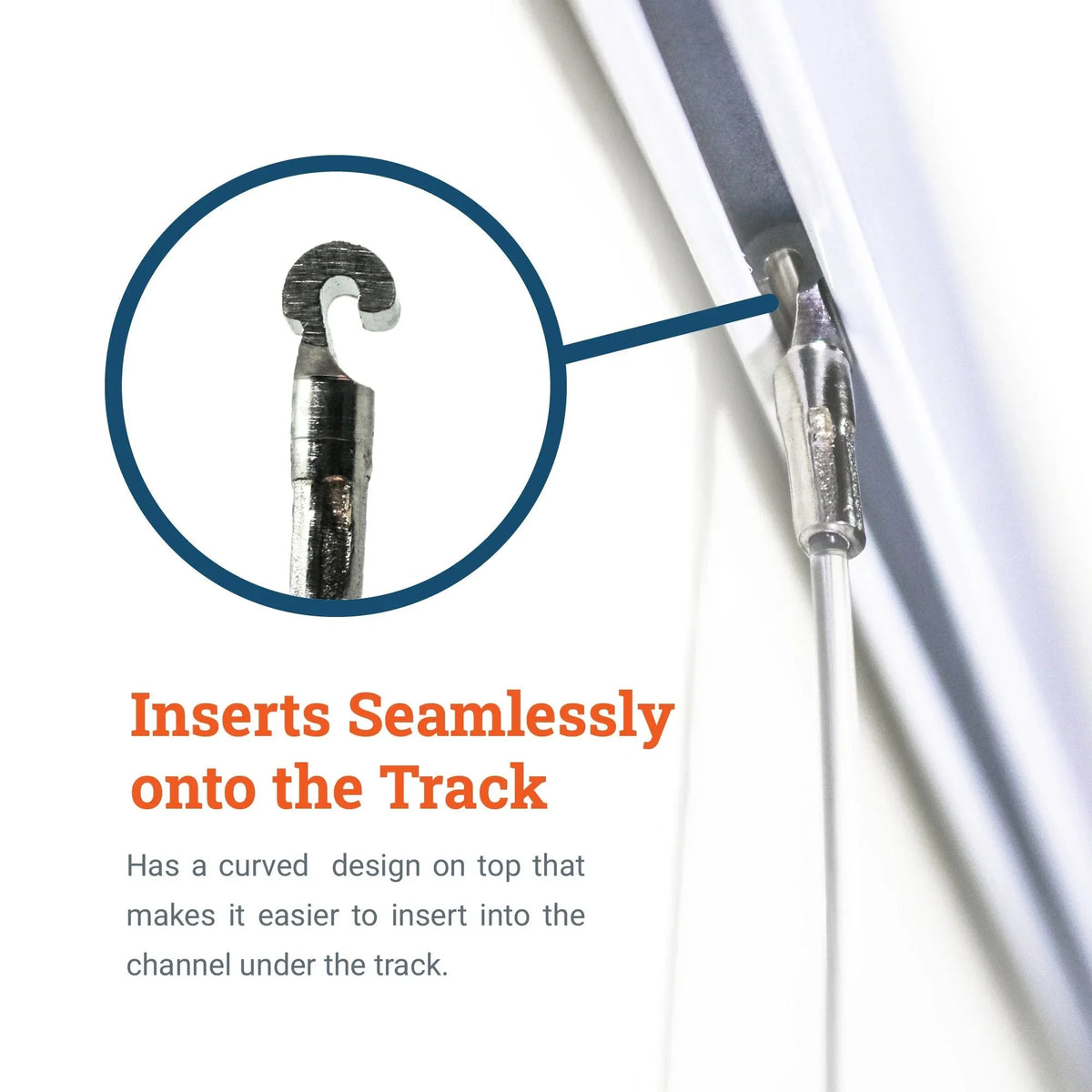 Nylon Cord 72 - Inch With Small Hook - S-GSC-N001 - Picture Hang Solutions