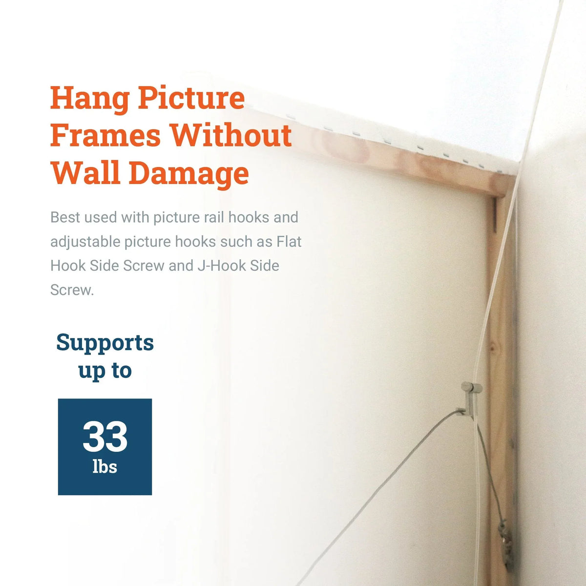 Nylon Loop Cable 72 inch - S-GSC-N72 - Picture Hang Solutions