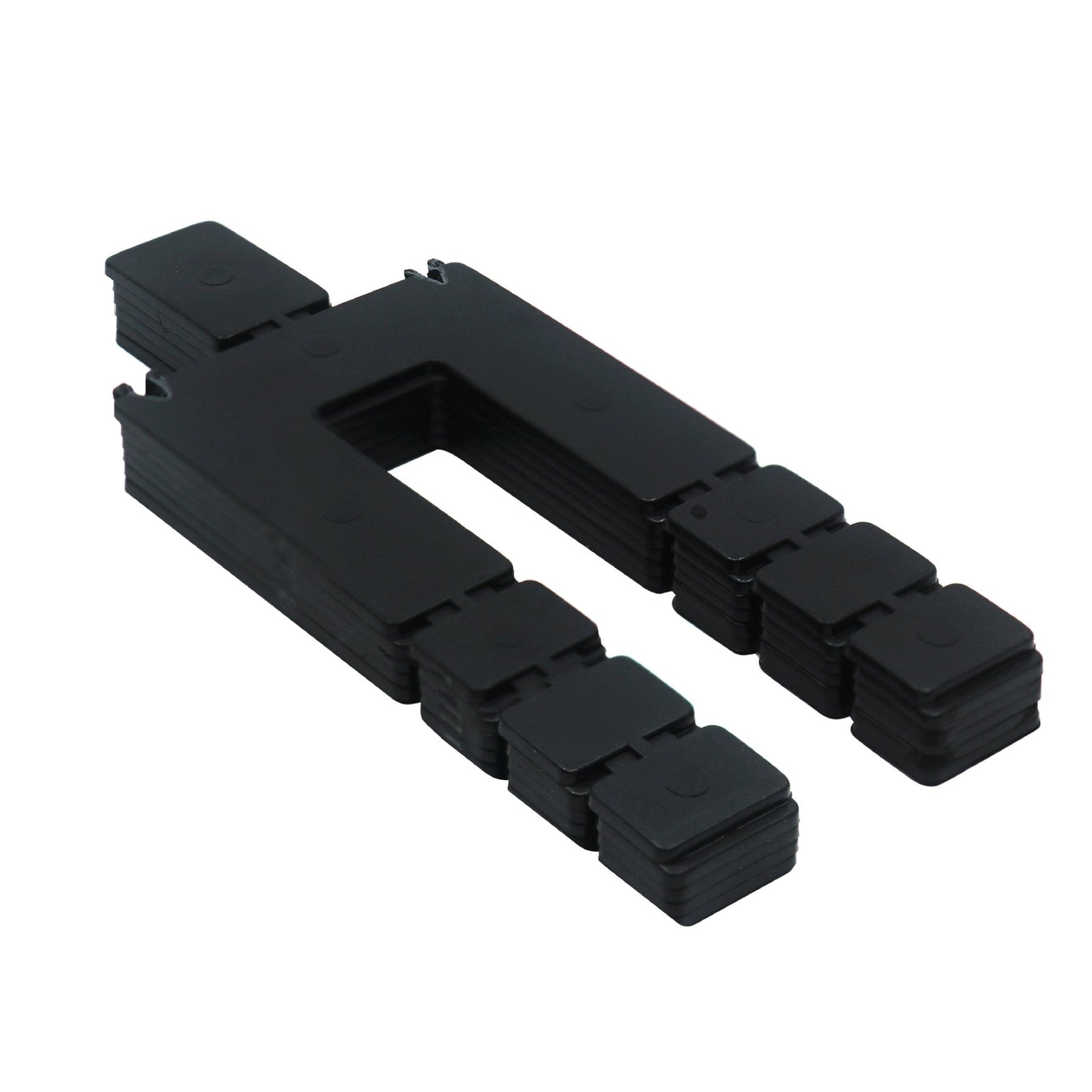 Plastic Structural Shimstack - 16 Pack - Adjustable Plastic Shims - 1/16” Thickness with 5/8 “ Slot Width - S-SHIM-116 - Picture Hang Solutions