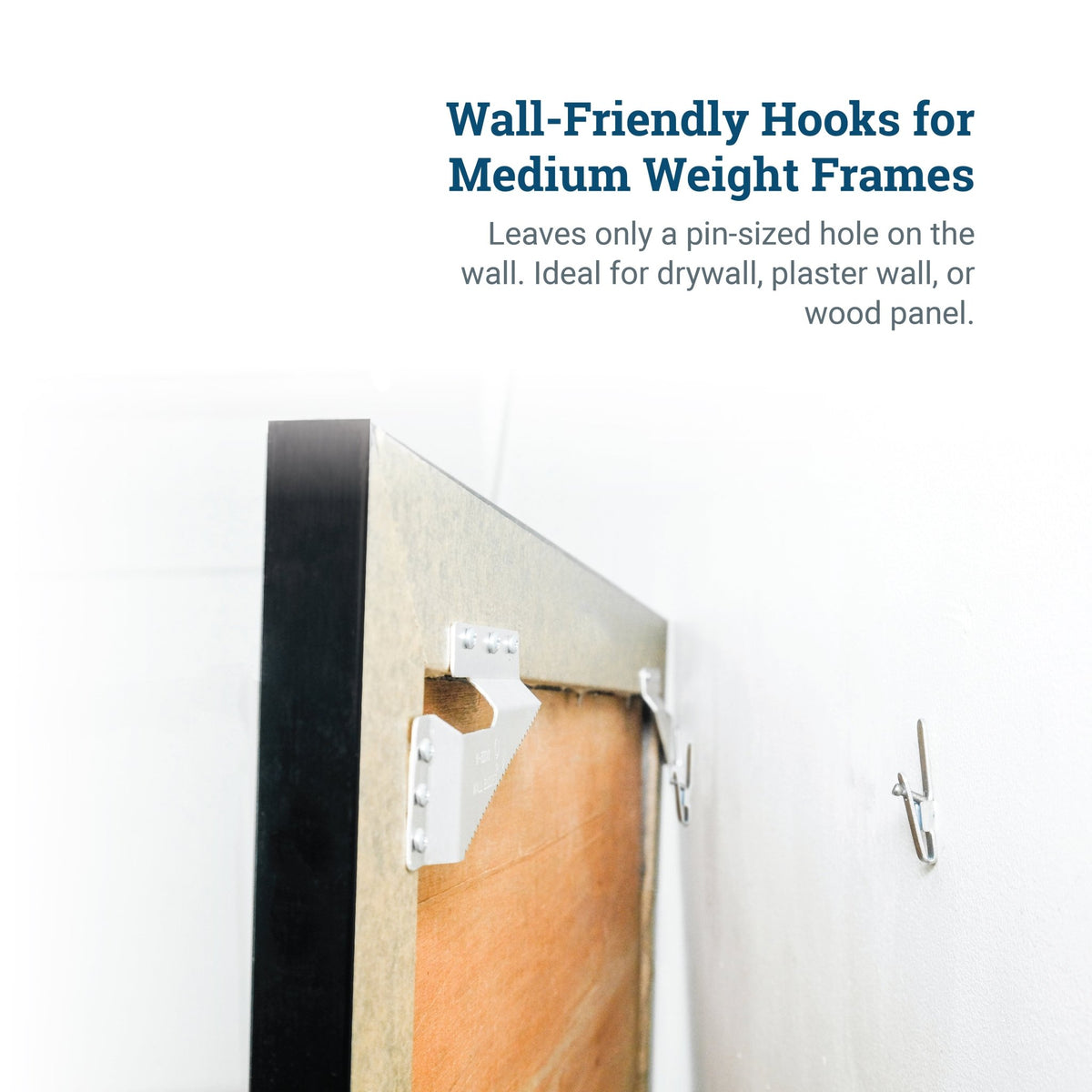 Replacement Hook/Nail Pair for Large Wall Buddies - WB-HookLg - Picture Hang Solutions