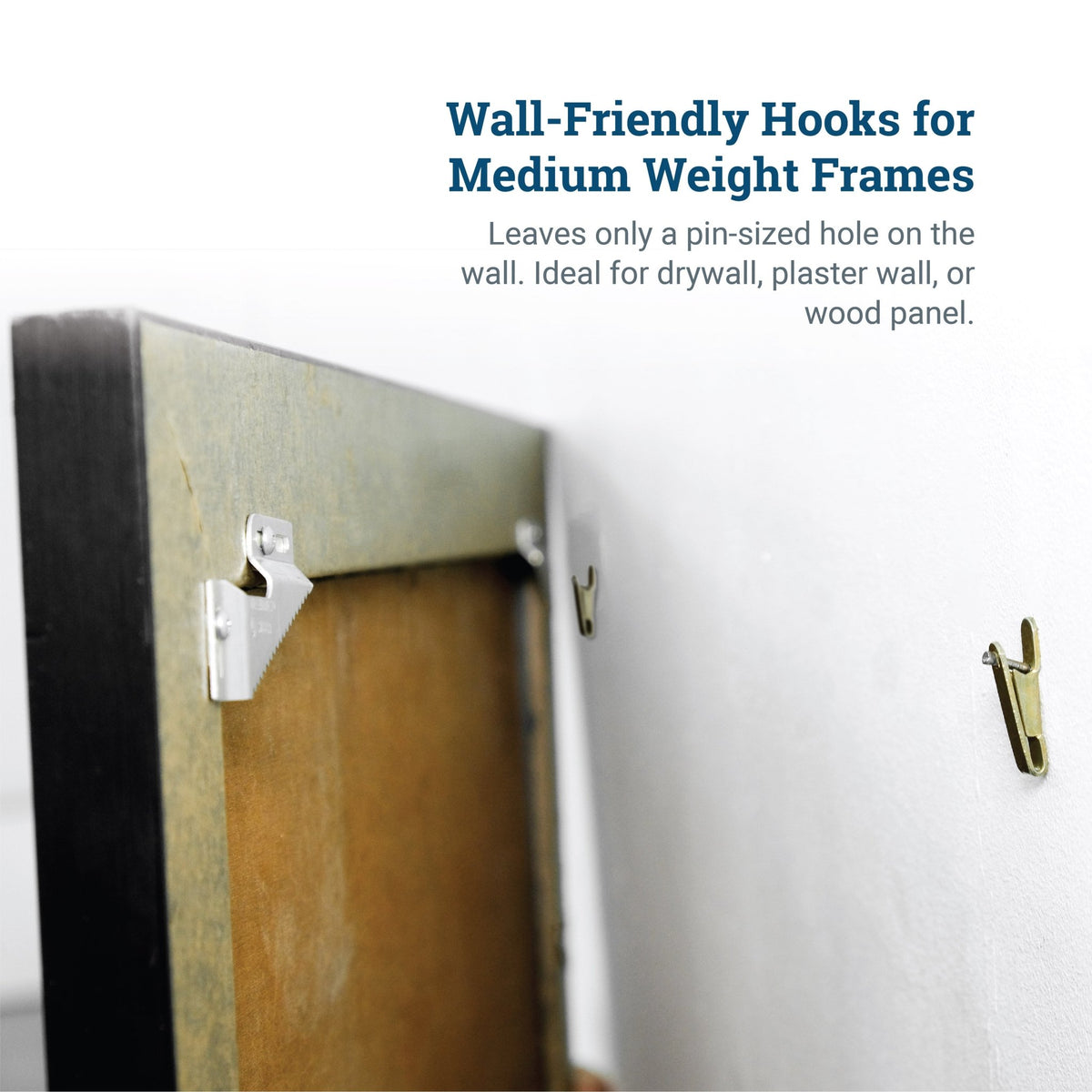 Replacement Hook/Nail Pair for Small or Metal Wall Buddies - HWR-WB-HookSm - Picture Hang Solutions