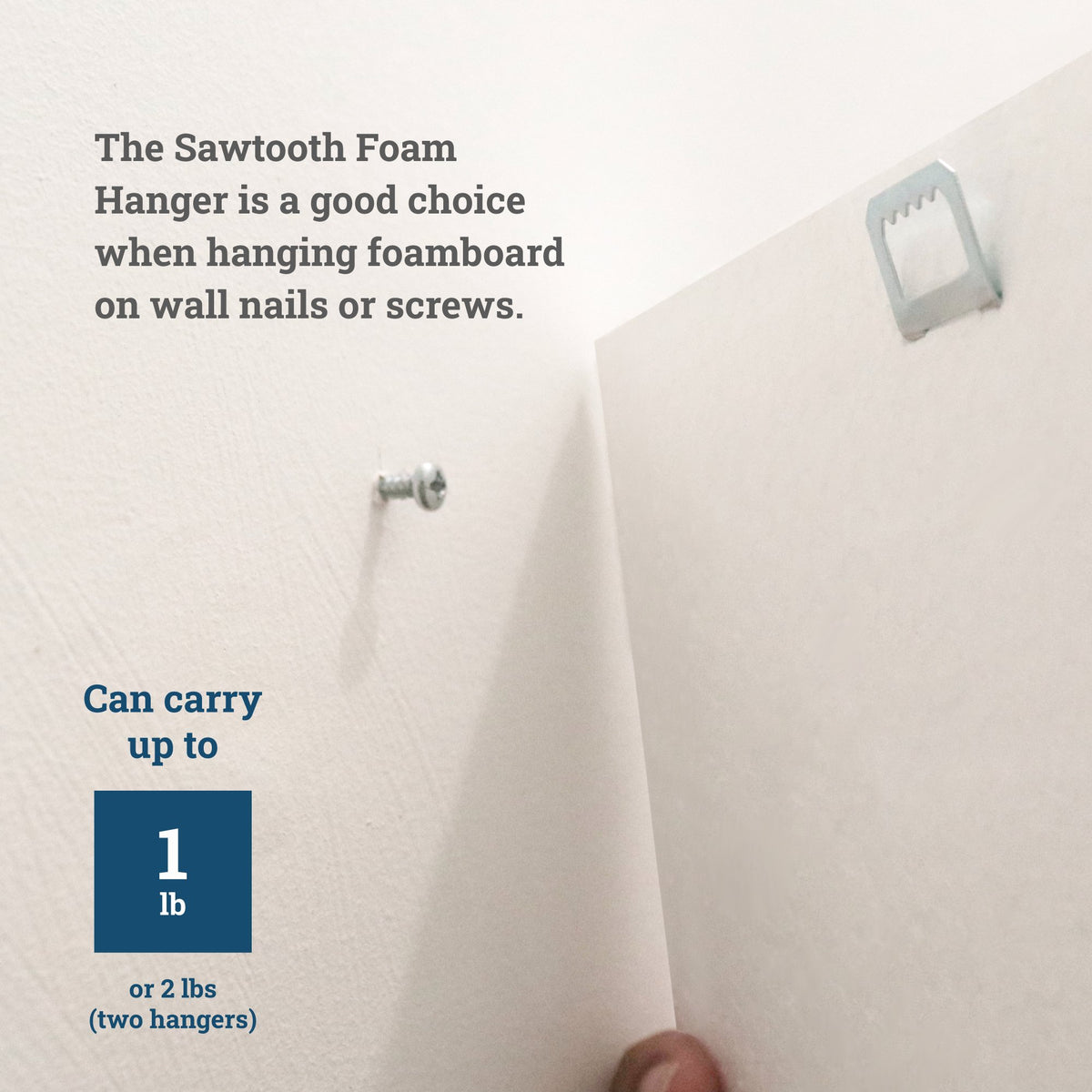Sawtooth Foam Hanger - HWR-112X - Picture Hang Solutions