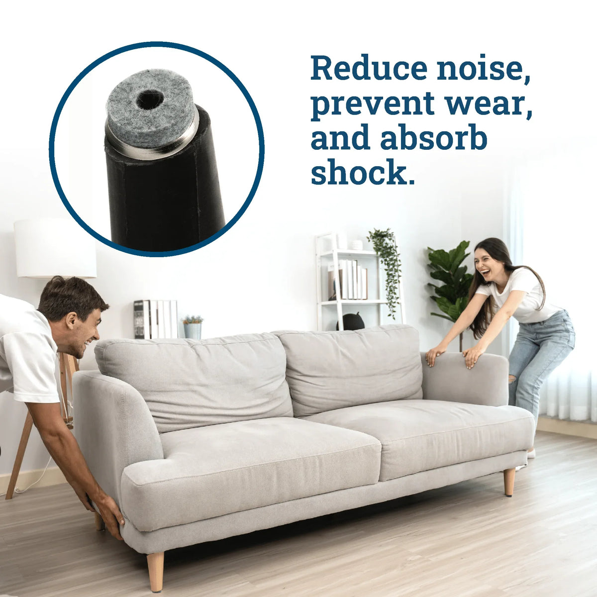 Screw - On Furniture Felt Pads -  - Picture Hang Solutions