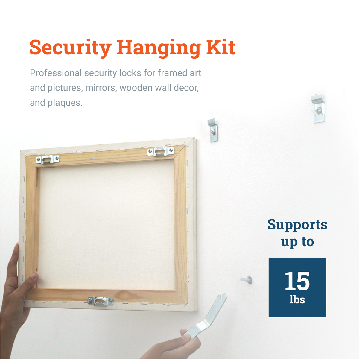 Security Kit Lock-In Wood Frame
